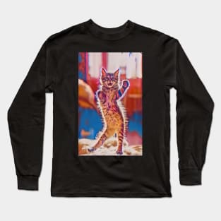 The dancing cat Long Sleeve T-Shirt